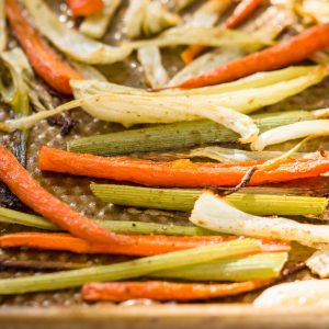 roasted carrot and fennel