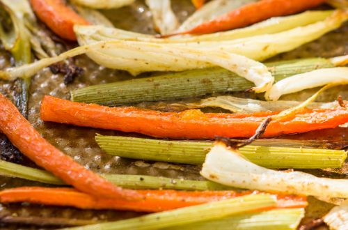 roasted carrot and fennel