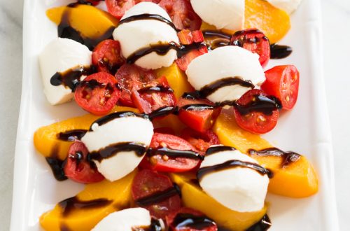 Peach Tomato Salad