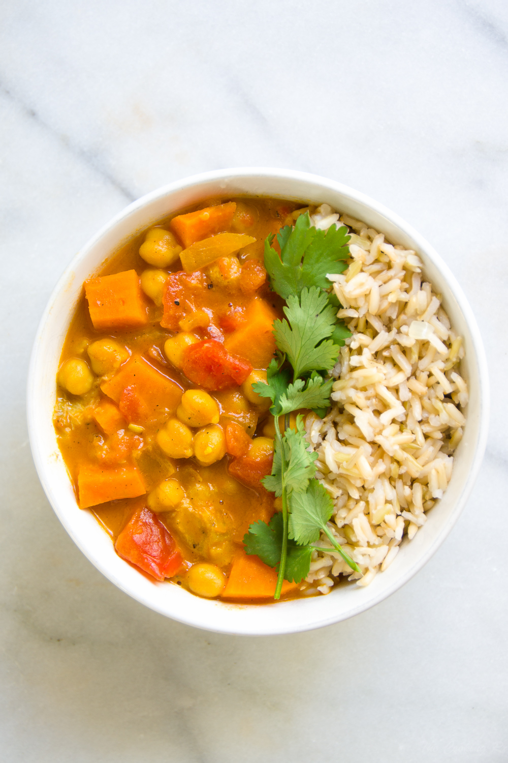 Vegan Chickpea Sweet Potato Butter Chicken