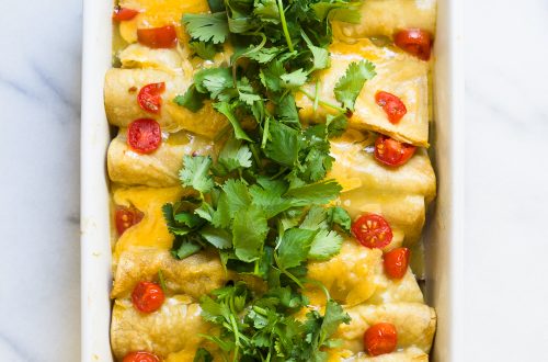 Vegetarian Black Bean Enchiladas