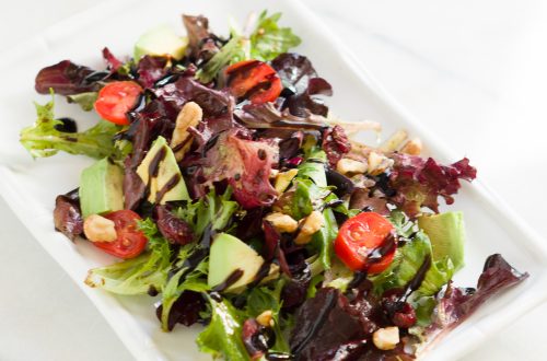 Tomato, Avocado, Walnut Salad