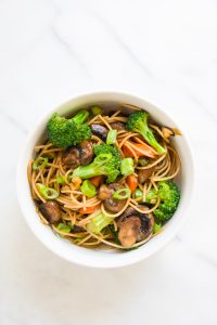 Whole Wheat Noodle Stir Fry