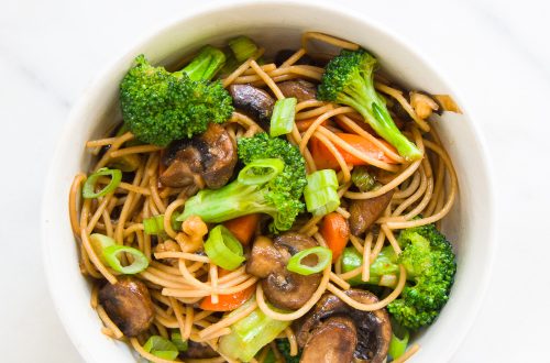 Whole Wheat Noodle Stir Fry