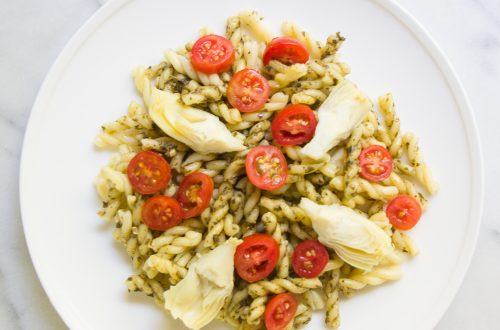 Simple Pesto Gemelli