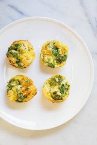 Spinach Goat Cheese Egg Muffins