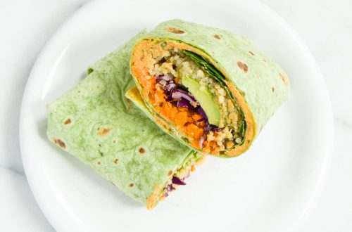 Vegan Rainbow Wrap